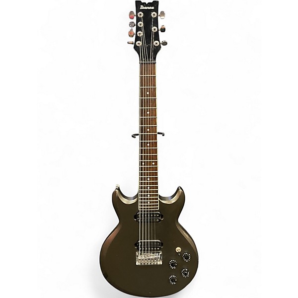 Used Ibanez AX7221 7 STRING Gray Solid Body Electric Guitar