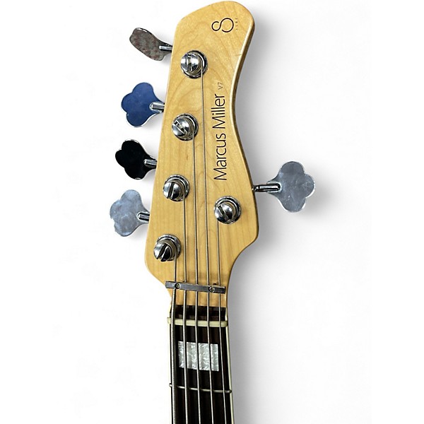 Used Sire Marcus Miller V7 Alder 5 String Black Electric Bass Guitar