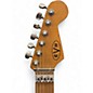 Used 2021 EVH Striped Series Frankie Red with Black and White Stripes Solid Body Electric Guitar