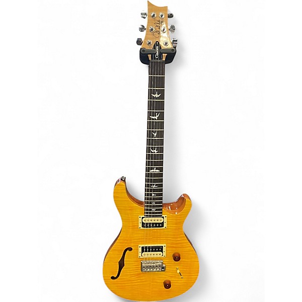 Used PRS SE Custom 22 Semi-Hollowbody Natural Hollow Body Electric Guitar