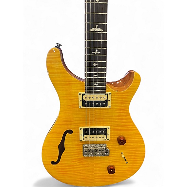 Used PRS SE Custom 22 Semi-Hollowbody Natural Hollow Body Electric Guitar