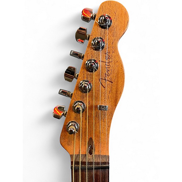 Used Fender Acoustasonic Player Telecaster Butterscotch Blonde Acoustic Electric Guitar