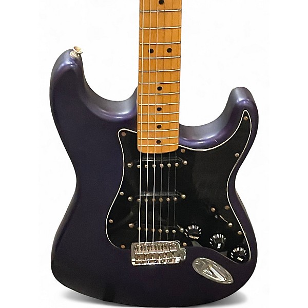 Used Fender Standard Stratocaster Satin Midnight Blue Solid Body Electric Guitar