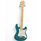 Used PRS SE Silver Sky Nylon Blue Solid Body Electric Guitar thumbnail