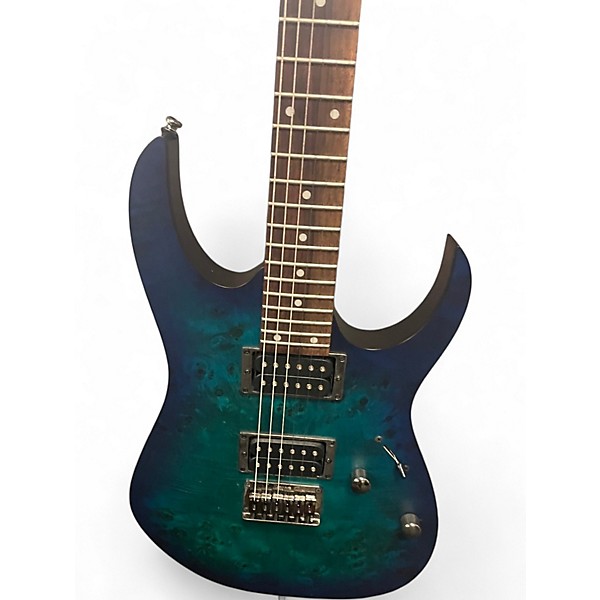 Used Ibanez RG421PB Blue Sapphire Solid Body Electric Guitar