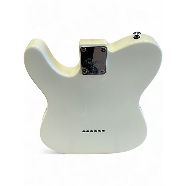 Used Squier Affinity Telecaster Thinline Olympic White Hollow Body Electric Guitar
