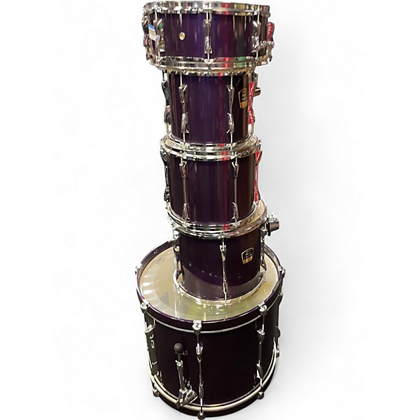 Used Yamaha 5 Piece Stage Custom Purple Drum Kit
