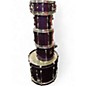 Used Yamaha 5 Piece Stage Custom Purple Drum Kit thumbnail