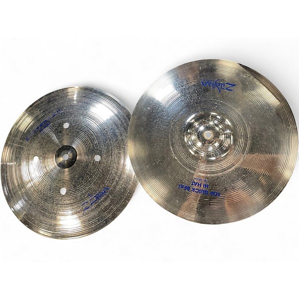 Used Zildjian 14in QUICK BEAT HIHAT PAIR Cymbal