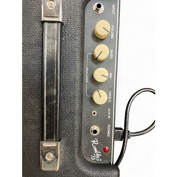 Used Fender Rumble 15 V2 15W 1X8 Bass Combo Amp