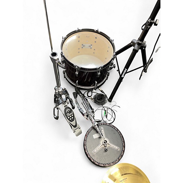 Used Pearl 4 Piece ROADSHOW JAZZ Wine Red Drum Kit