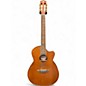 Used Luna WOODLAND CEDAR NATURAL Classical Acoustic Electric Guitar thumbnail