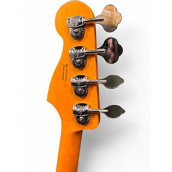 Used Fender American Ultra Precision Bass Mocha Burst Electric Bass Guitar