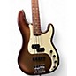 Used Fender American Ultra Precision Bass Mocha Burst Electric Bass Guitar