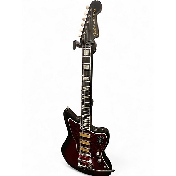 Used Fender GOLD FOIL JAZZASTER Dark Cherry Burst Solid Body Electric Guitar