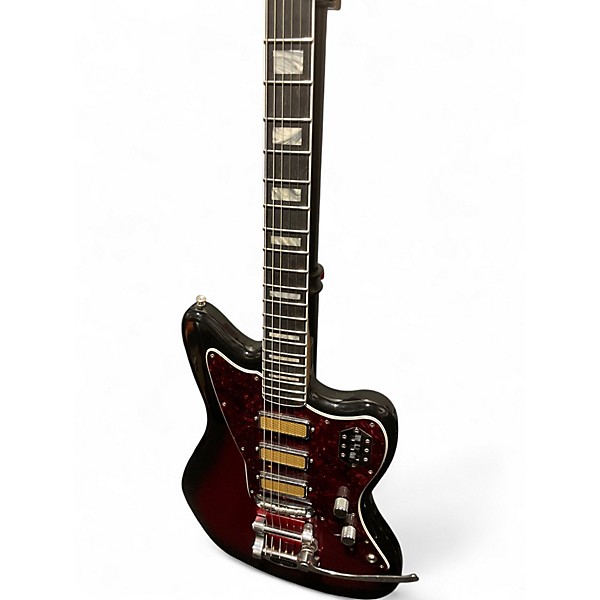 Used Fender GOLD FOIL JAZZASTER Dark Cherry Burst Solid Body Electric Guitar