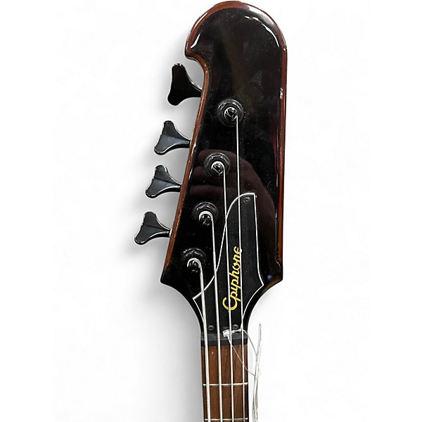 Used Epiphone THUNDER E1 2 Tone Sunburst Electric Bass Guitar