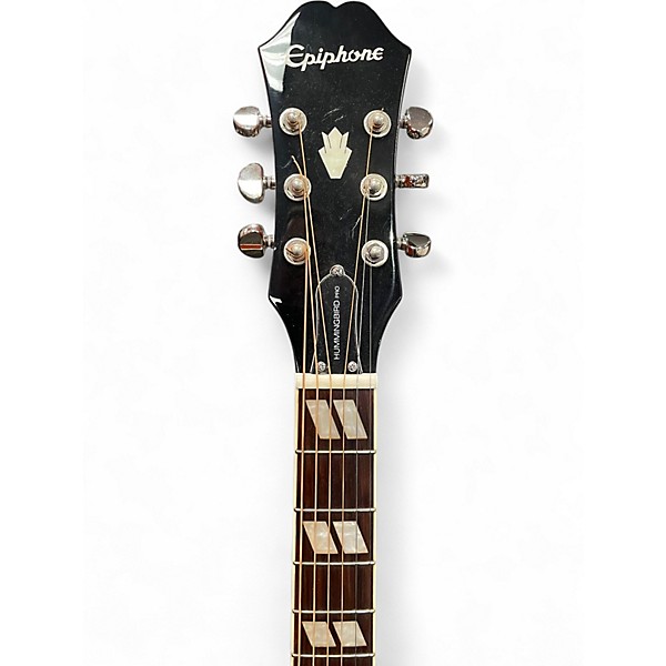 Used Epiphone  HUMMINGBIRD PRO  Cherry Sunburst Acoustic Electric Guitar