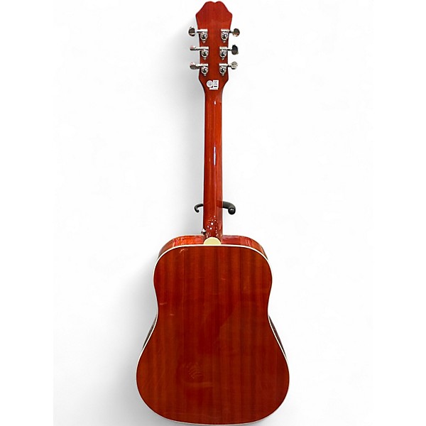 Used Epiphone  HUMMINGBIRD PRO  Cherry Sunburst Acoustic Electric Guitar