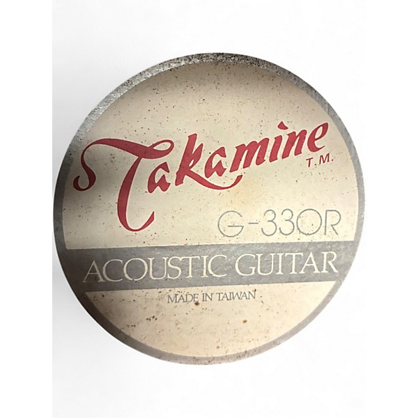 Used Takamine G330 Wine Red Acoustic Guitar