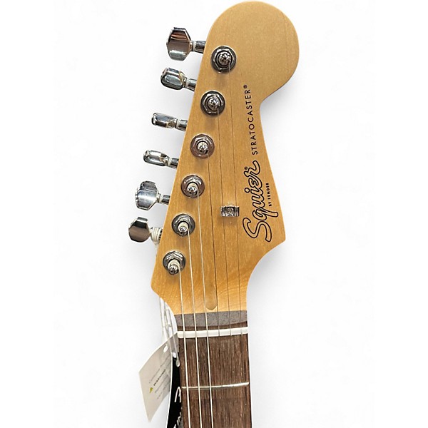 Used Squier Debut Series Stratocaster Torino Red Solid Body Electric Guitar