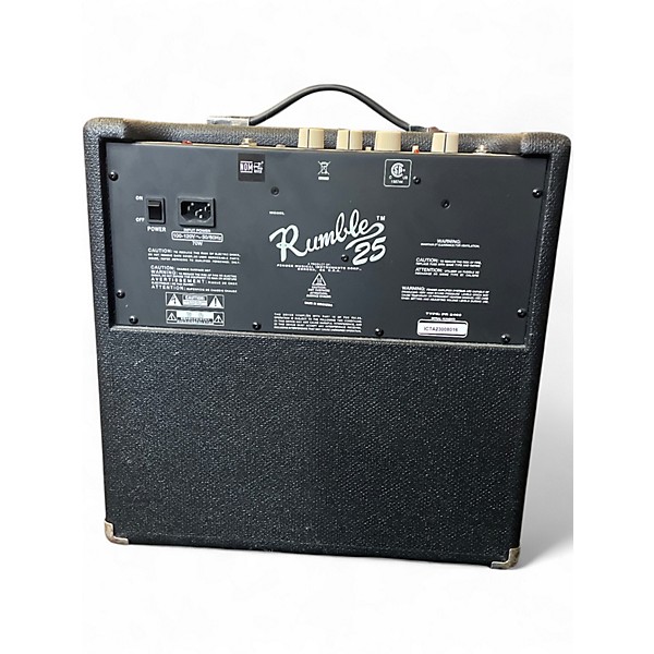Used Fender Rumble 25 25W 1x10 Bass Combo Amp