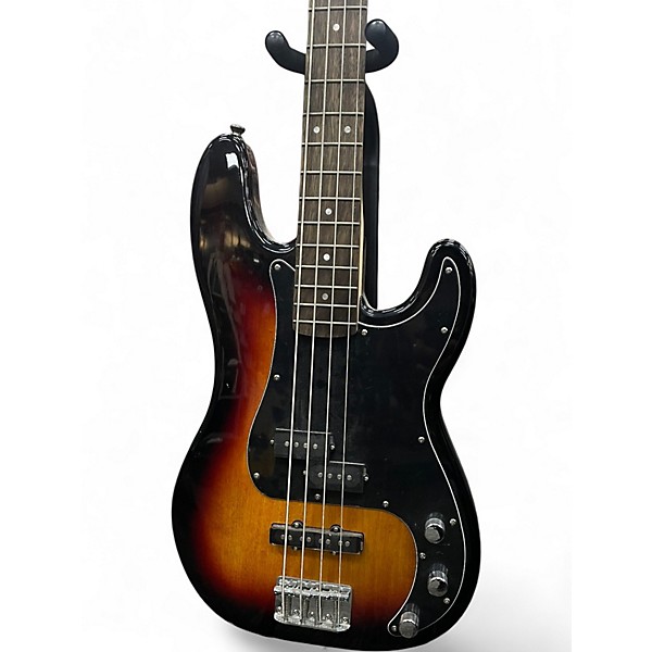Used Squier Affinity Precision Bass 3 Color Sunburst Electric Bass Guitar