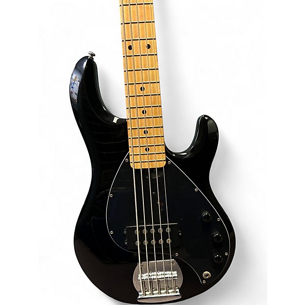 Used Sterling by Music Man STINGRAY 5 BLACK Electric Bass Guitar