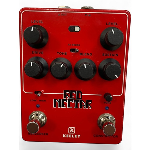Used Keeley RED NECTAR Effect Pedal