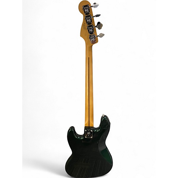 Used Fender Player II Jazz Bass British Racing Green Electric Bass Guitar
