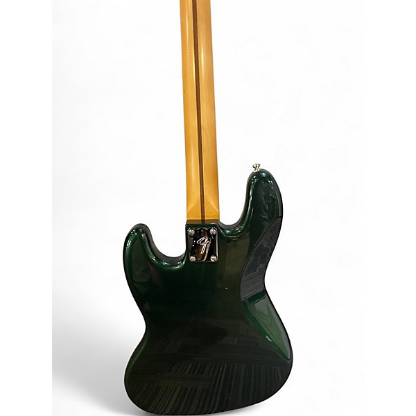Used Fender Player II Jazz Bass British Racing Green Electric Bass Guitar