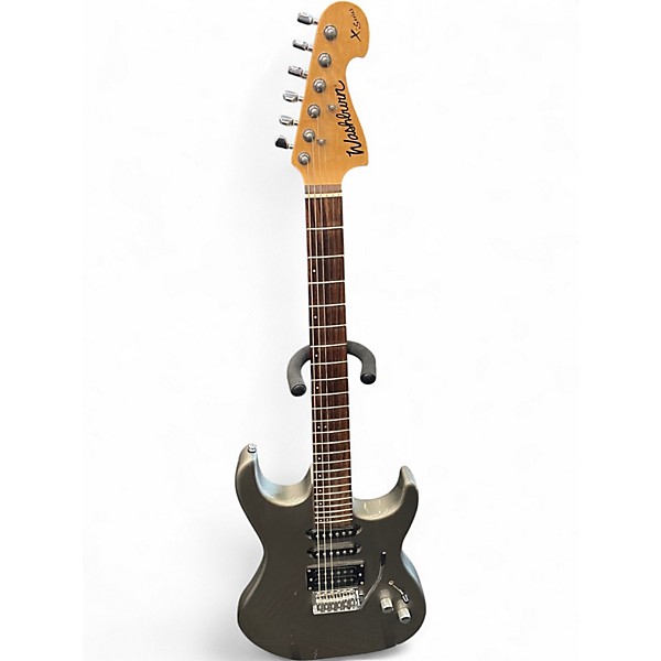 Used Washburn X SERIES SILVER Solid Body Electric Guitar