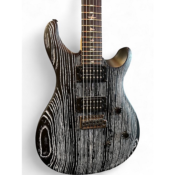 Used PRS SE Swamp Ash CE 24 Sandblasted White Solid Body Electric Guitar