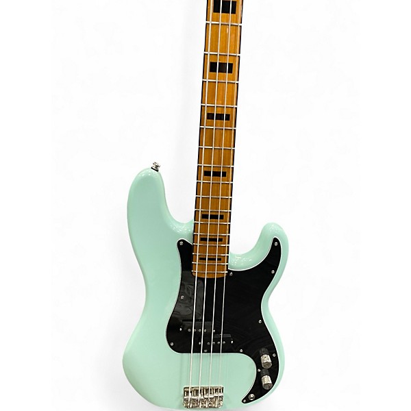 Used Fender Classic Series '70s Precision Bass Surf Green Electric Bass Guitar