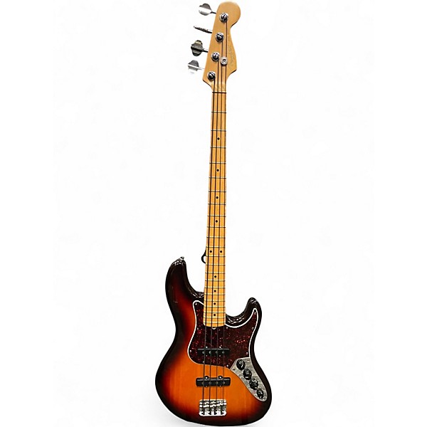 Used Fender American Deluxe Jazz Bass Antique Burst Electric Bass Guitar