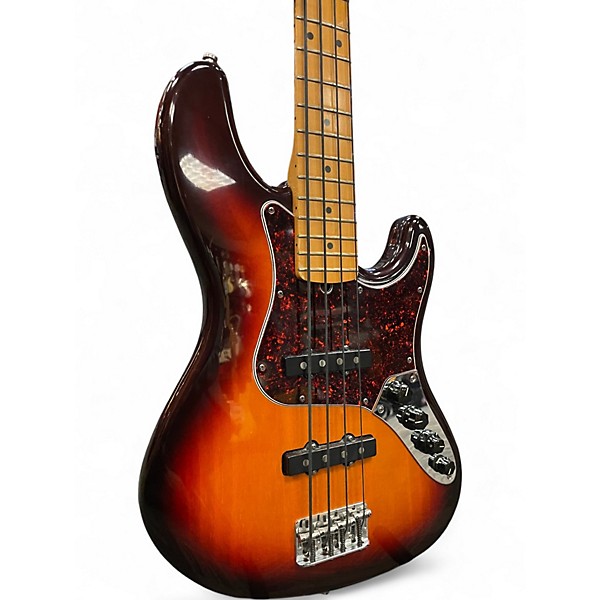 Used Fender American Deluxe Jazz Bass Antique Burst Electric Bass Guitar