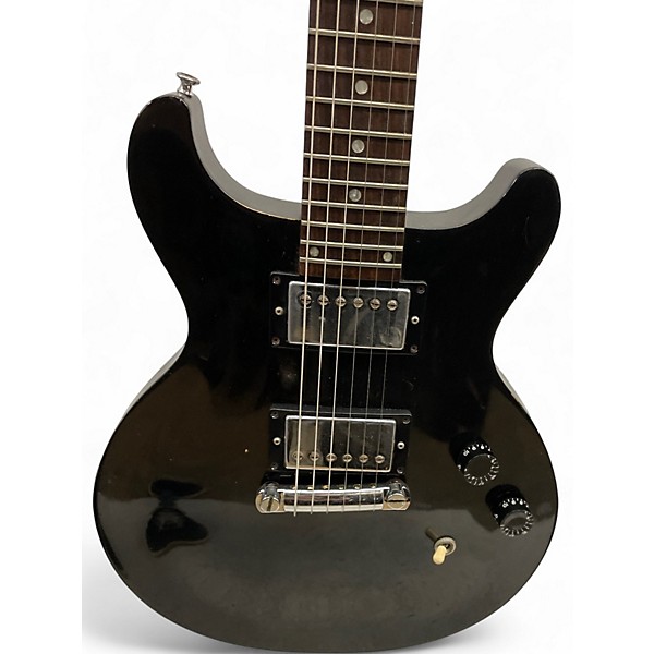Used Gibson Les Paul Studio Double Cut Black Solid Body Electric Guitar