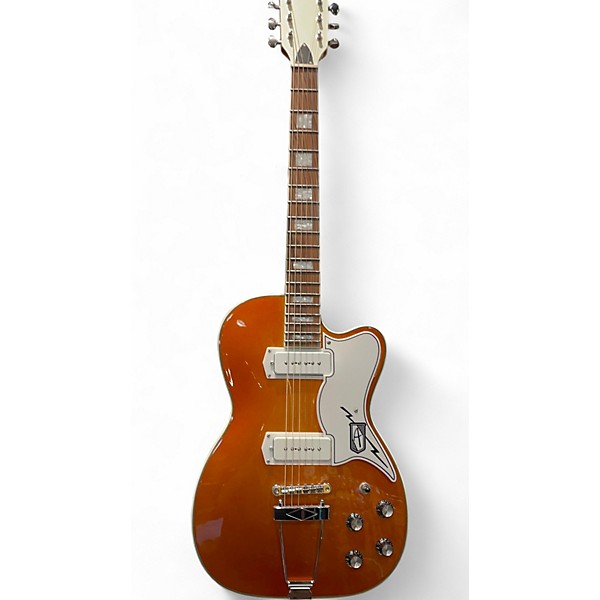 Used 2020s Airline TUXEDO Gold Solid Body Electric Guitar