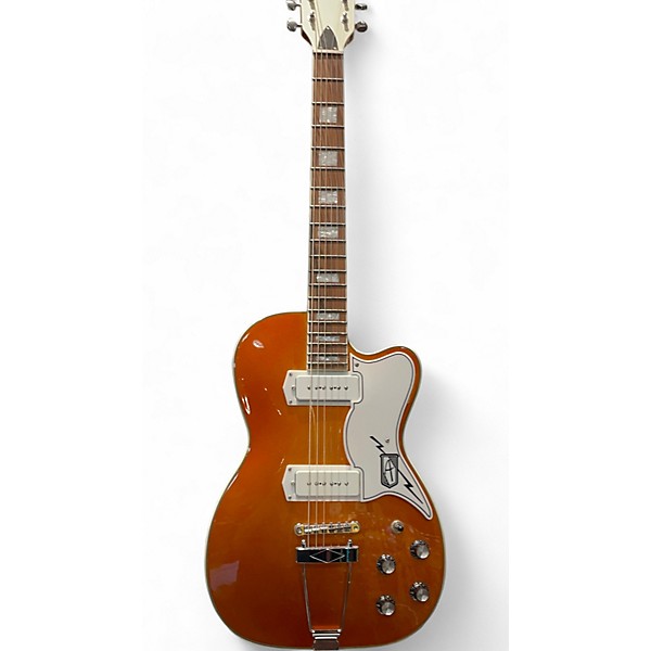 Used 2020s Airline TUXEDO Gold Solid Body Electric Guitar