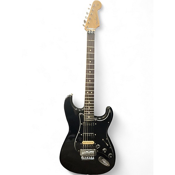 Used 2022 Fender MIJ Japan Limited Edition Stratocaster Floyd Black Solid Body Electric Guitar