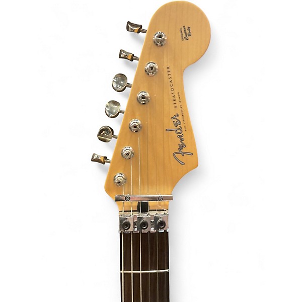 Used 2022 Fender MIJ Japan Limited Edition Stratocaster Floyd Black Solid Body Electric Guitar