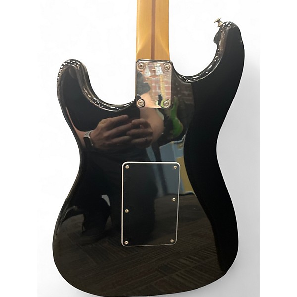 Used 2022 Fender MIJ Japan Limited Edition Stratocaster Floyd Black Solid Body Electric Guitar