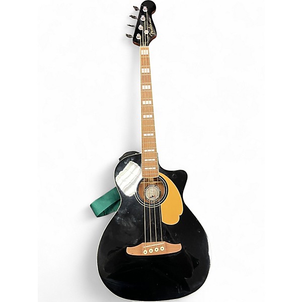 Used Fender Kingman  V2 Ebony Acoustic Bass Guitar