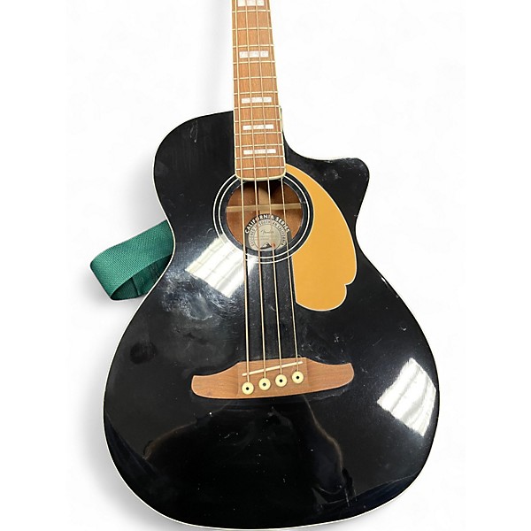 Used Fender Kingman  V2 Ebony Acoustic Bass Guitar
