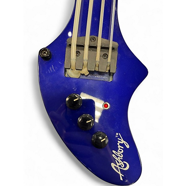 Used Fender Ashbory Metallic Blue Upright Bass