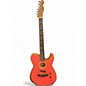 Used Fender Acoustasonic Player Telecaster Fiesta Red Acoustic Electric Guitar thumbnail