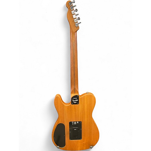 Used Fender Acoustasonic Player Telecaster Fiesta Red Acoustic Electric Guitar
