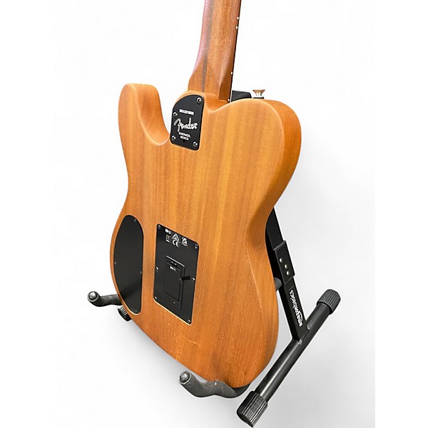 Used Fender Acoustasonic Player Telecaster Fiesta Red Acoustic Electric Guitar