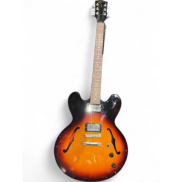 Used Gibson ES335 Memphis Studio 3 Tone Sunburst Hollow Body Electric Guitar