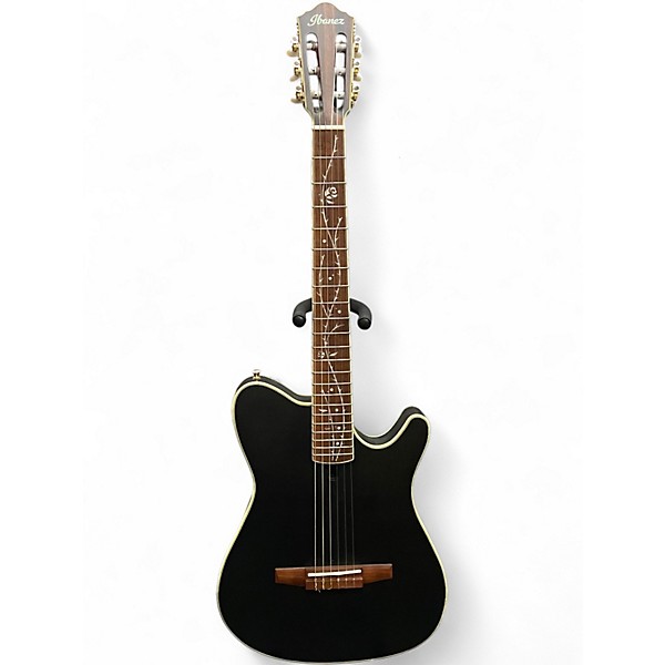 Used Ibanez TOD10N Tim Henson Nylon Trans Black Classical Acoustic Electric Guitar